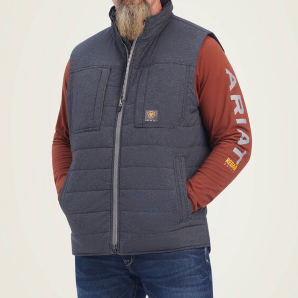 ARIAT Rebar Valiant Stretch Canvas Insulated Vest